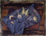 Nicolas de Stael The Still life of tobacco pipe oil